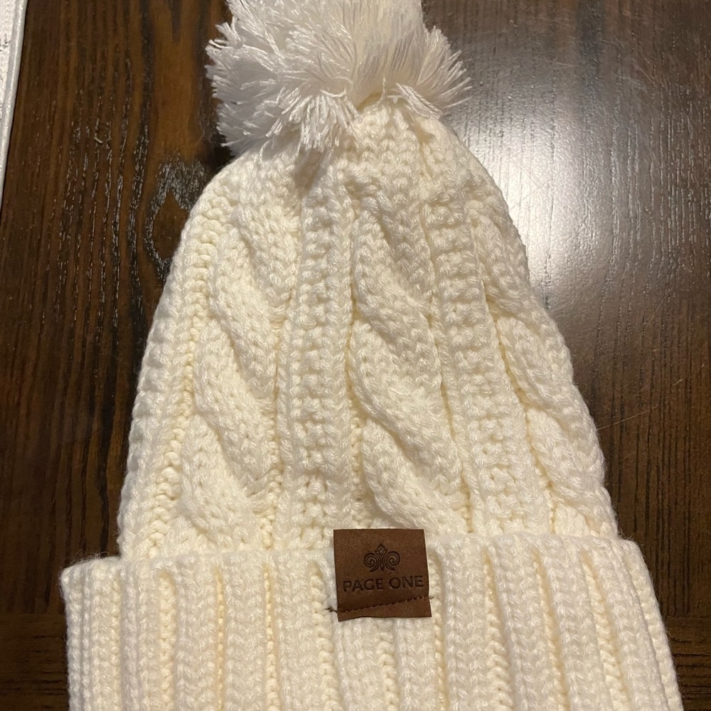 PAGE ONE  Women Winter Pom Pom